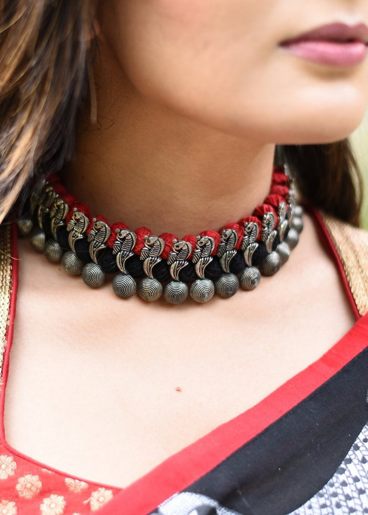 Exclusive German Silver closed neck neklace